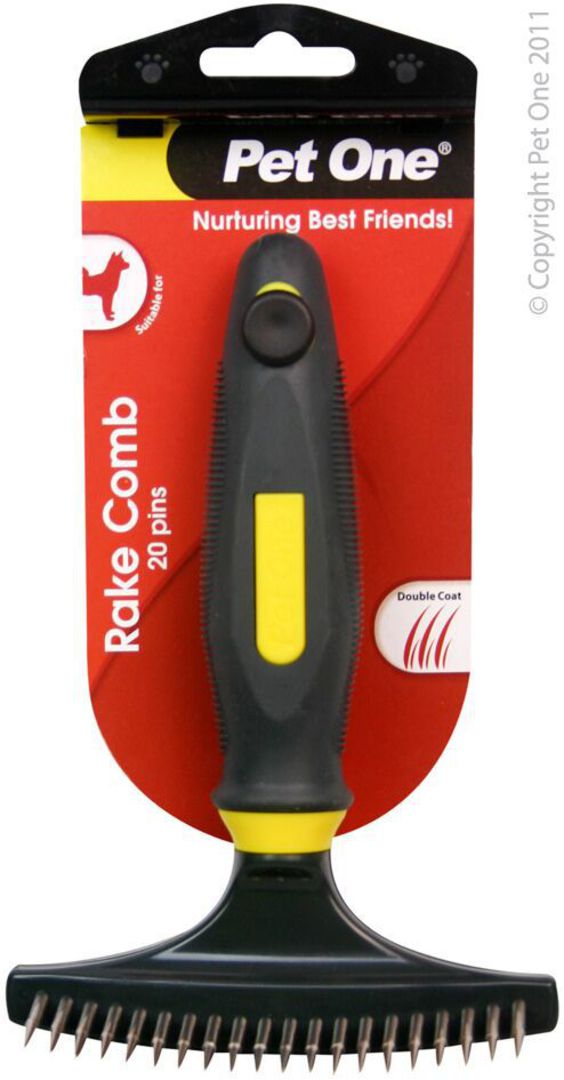 Pet One Rake Comb 20 Pins image 0