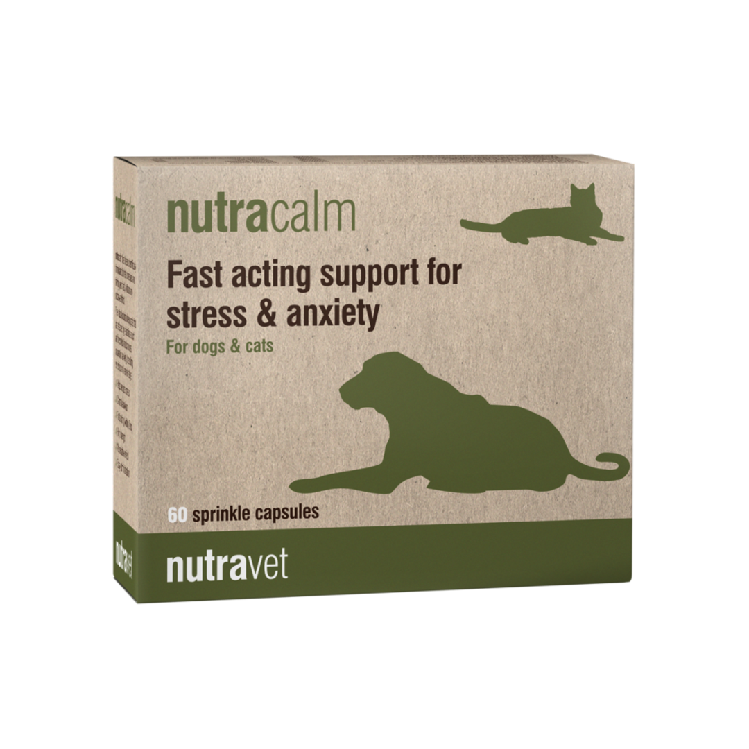 Nutracalm – Fast acting support for stress & anxiety - Dogs and Cats - 60 Sprinkle Capsules image 0