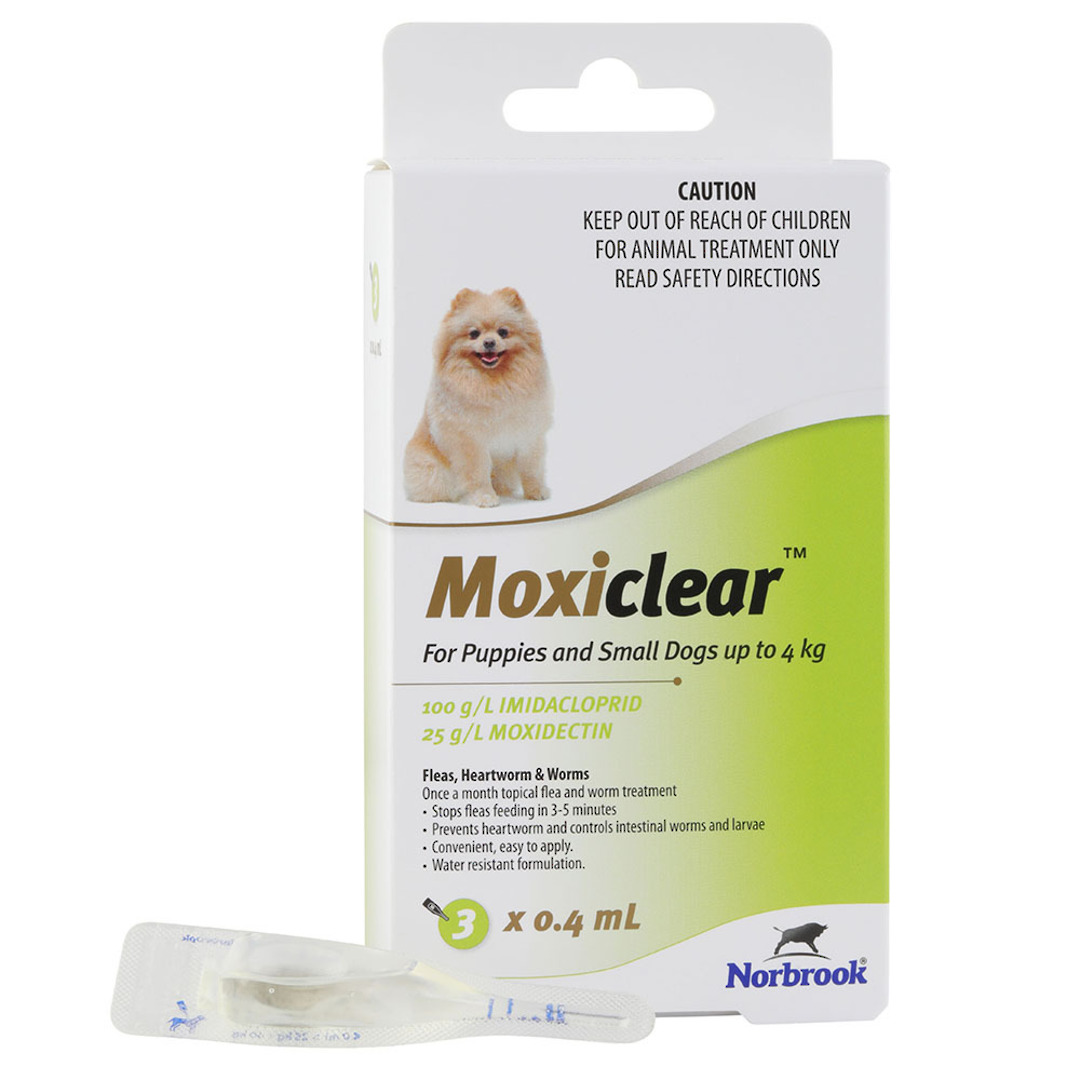 Moxiclear Green for Puppies and Small Dogs – 3 Pack image 0