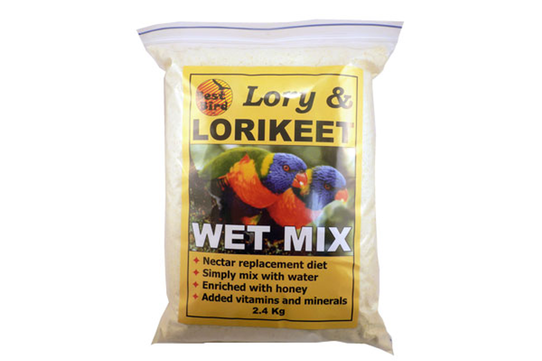 Best Bird Lorikeet Diet Wet Mix 2.4kg Integrity Animal Care