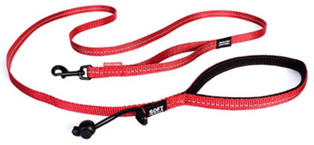 Ezydog Dog Leash Soft Trainer Lite 12mm / Red image 0