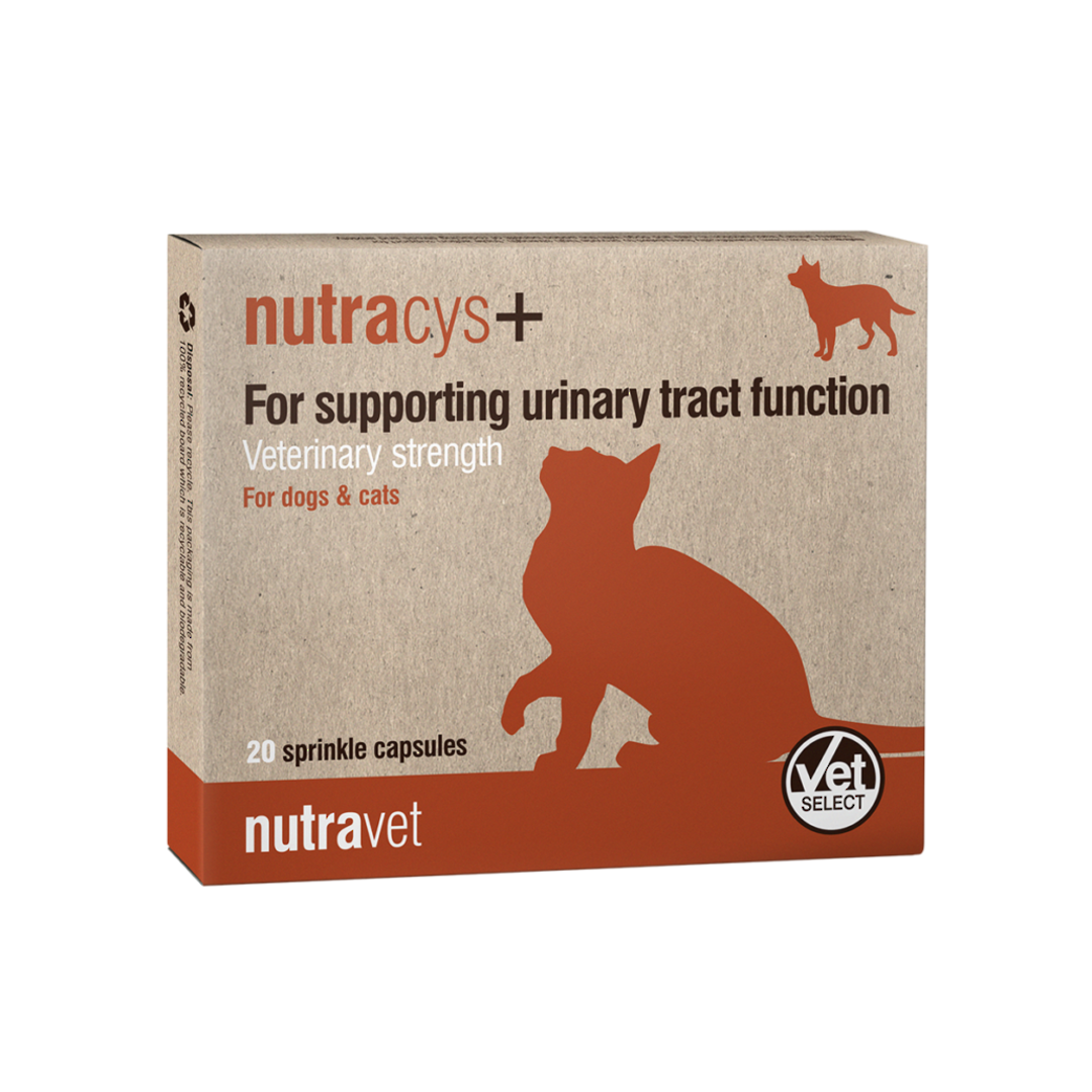 Nutracys+ – Healthy support for urinary tract function - For Cats and Dogs - 20 Sprinkle Capsules image 0