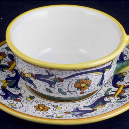 Espresso Cup & Saucer - Ricco Italian Ceramics