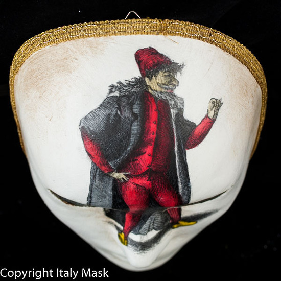 Masquerade Mask - Pantalone (2)