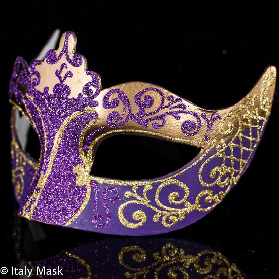 Masquerade Mask, Mask, Wall Decor, Masquerade Ball Mask, Mardi Gras Mask, Masquerade  Mask, Venetian Masquerade Mask gold Purple 