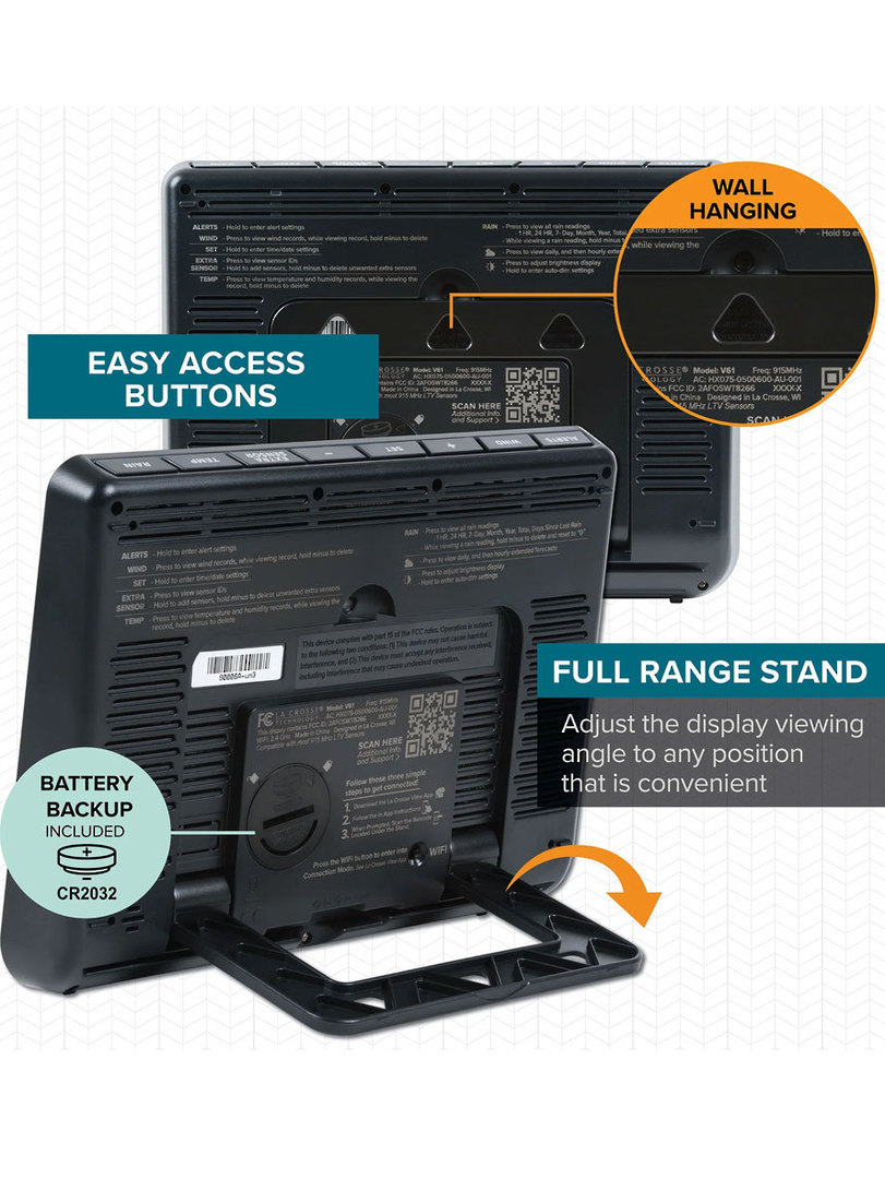 V61-PRO-INT Complete Personal Remote Monitoring Wi-Fi Weather Station image 3