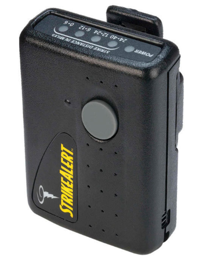 Belt Clip and Battery Cover for LD1000 Strike Alert Personal Lightning Detector image 1