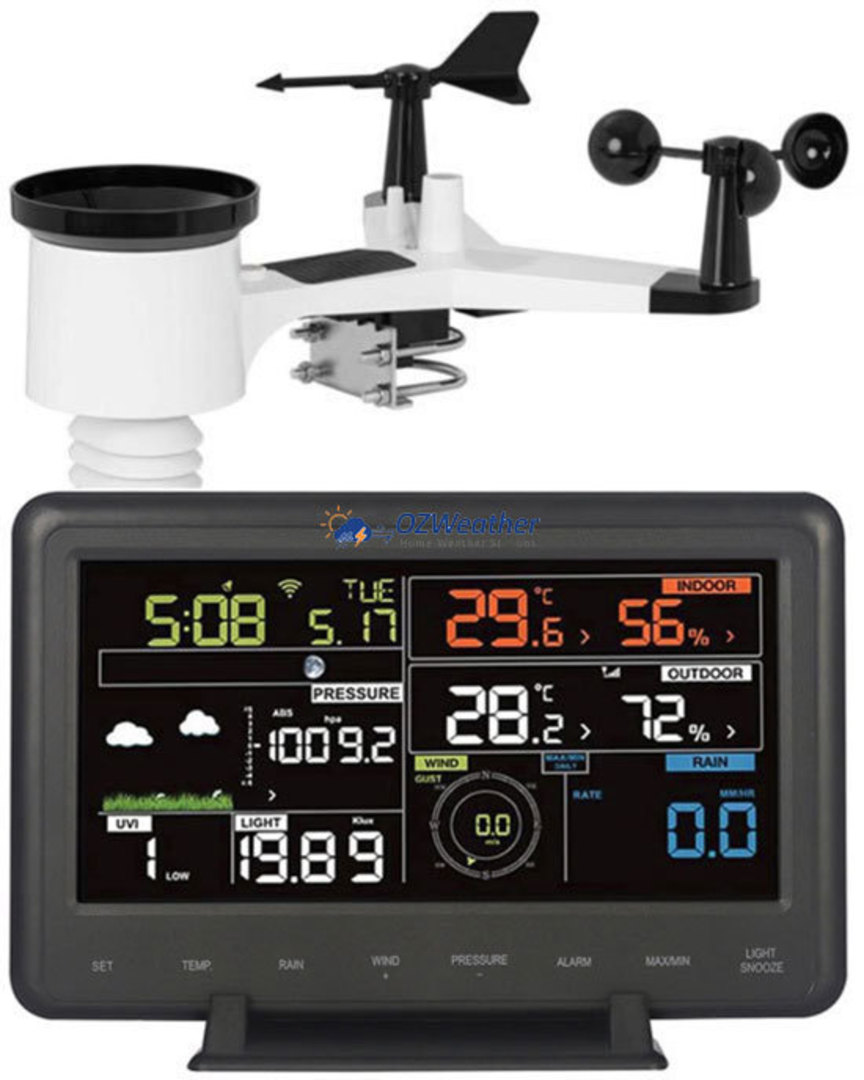 WH2900-AU OZWEATHER Professional WIFI Colour Weather Station image 0