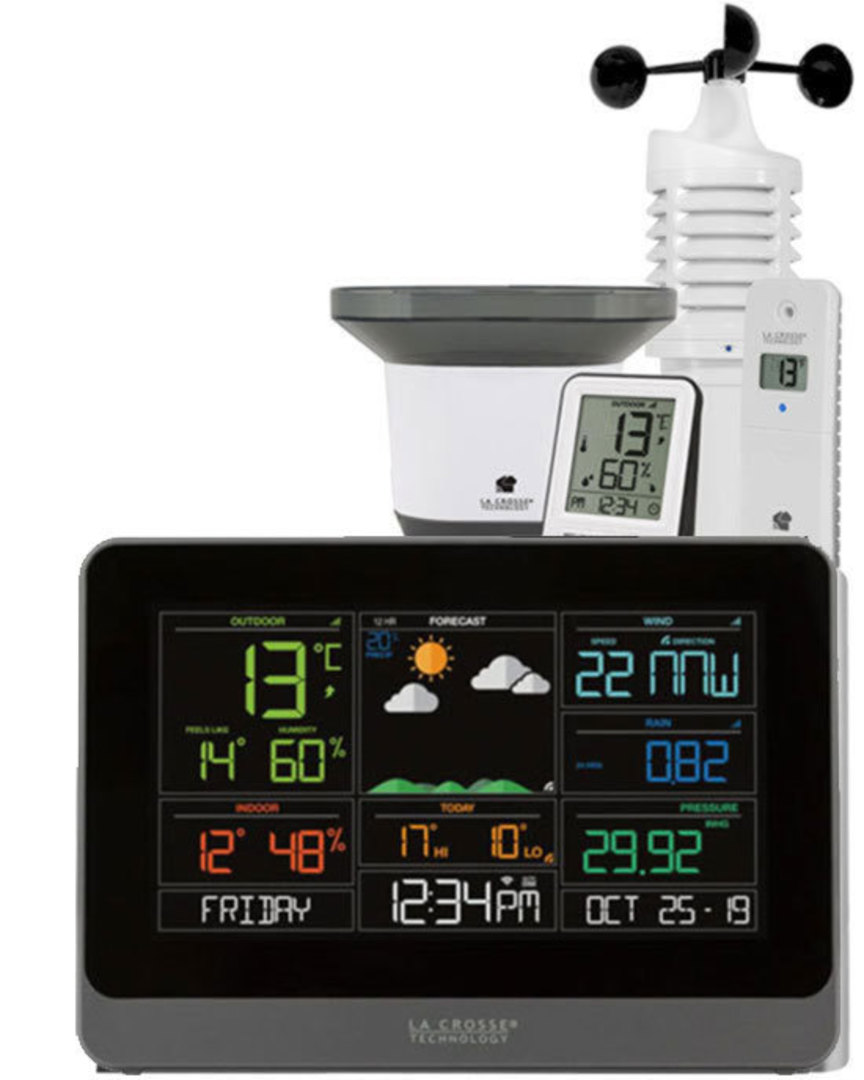 328-10618-INT Complete Personal WIFI Weather Station with ACCUWEATHER image 0