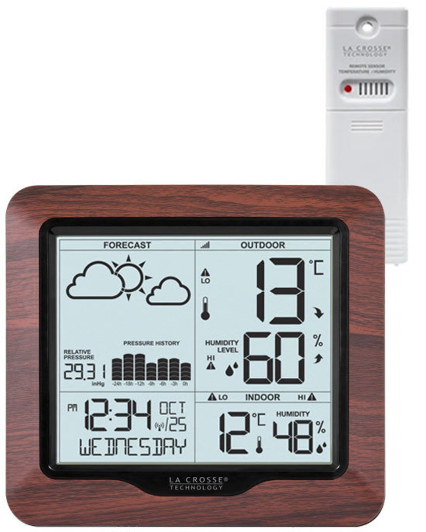 308-1417BLV2 Wireless Backlight Digital Forecast Station with Pressure History and Graph image 0