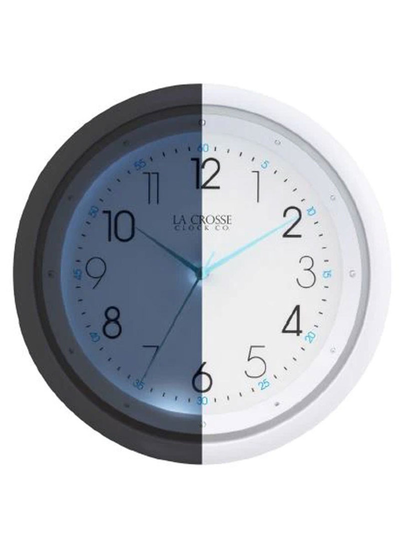 404-4525 10-inch Wall Clock with Night Vision image 2