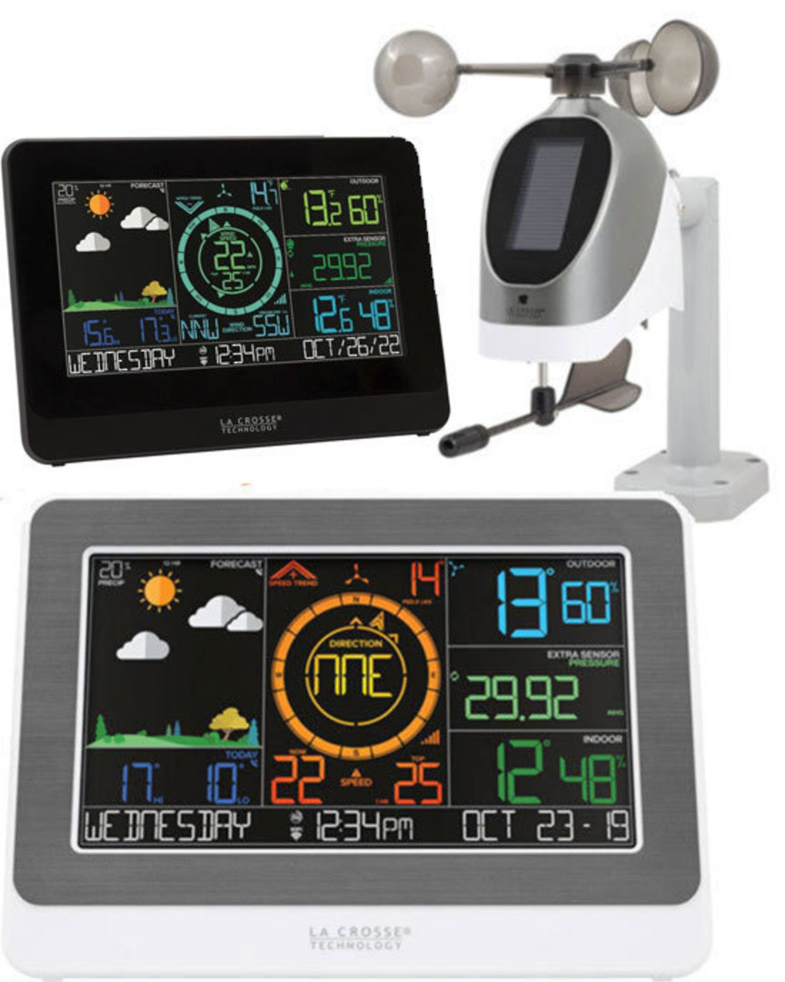 327-30647 Dual Display WIFI Wind and Weather Station image 0