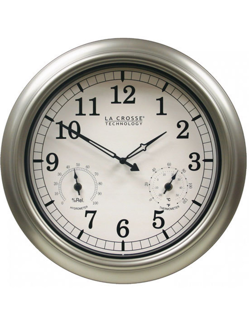 WT-3181PL-Q 45cm Indoor and Outdoor Wall Clock image 0