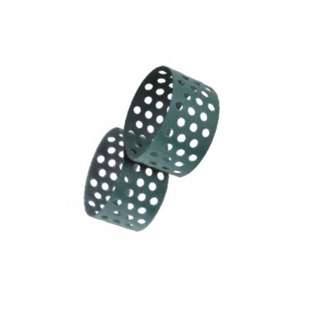Slow Down Belt Flat Green Perforated image 0