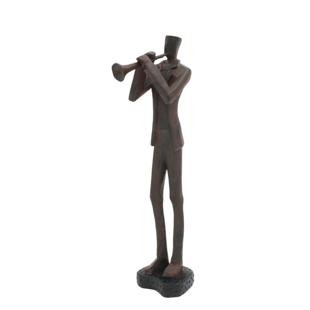 DECORATIVE FIGURE MUSICIAN TRUMPET image 0