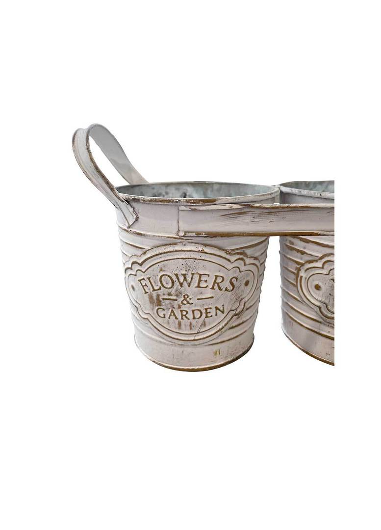 FLOWER & GARDEN SET/2 POTS image 1