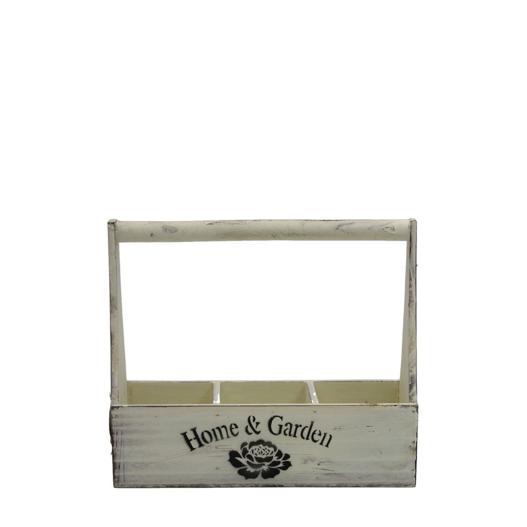 HOME & GARDEN WOODEN BOX image 0