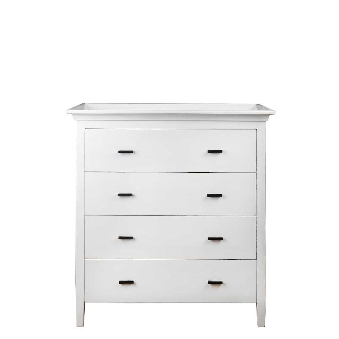 WELLESLEY 4 DRAWER CHEST WHITE image 0
