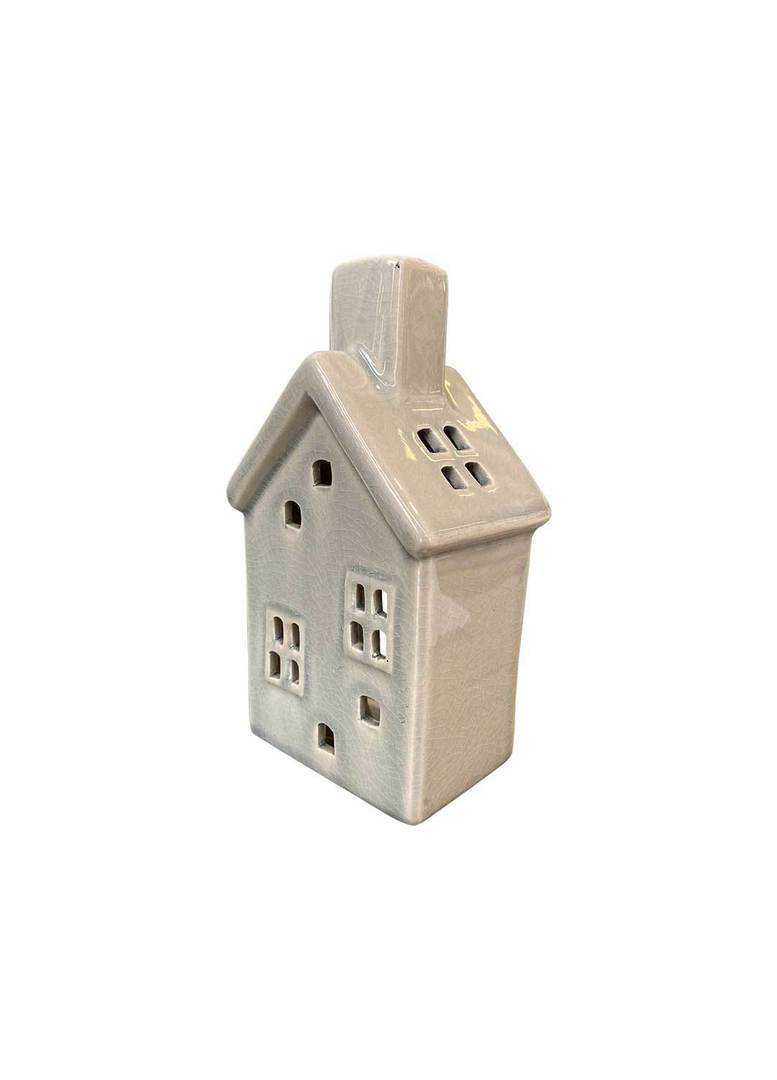 HOUSE WITH 2 WINDOWS TEALIGHT HOLDER image 1