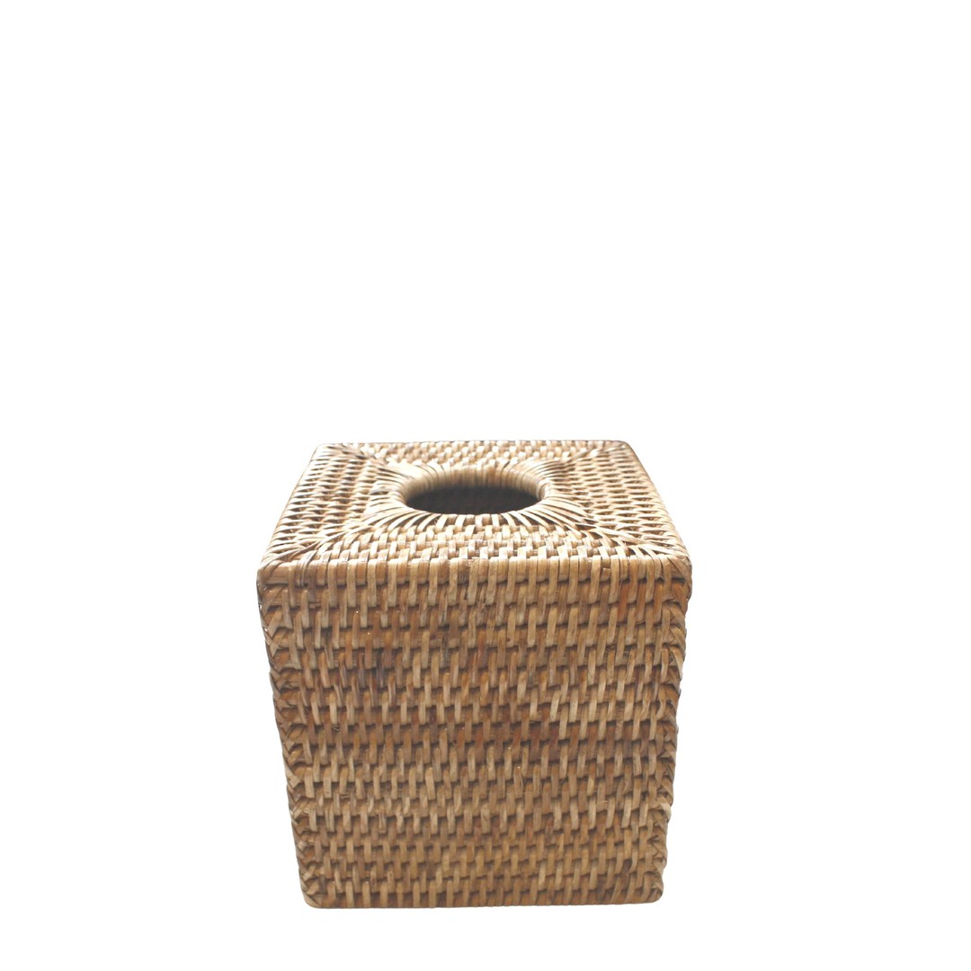 SQUARE TISSUE COVER NATURAL image 0