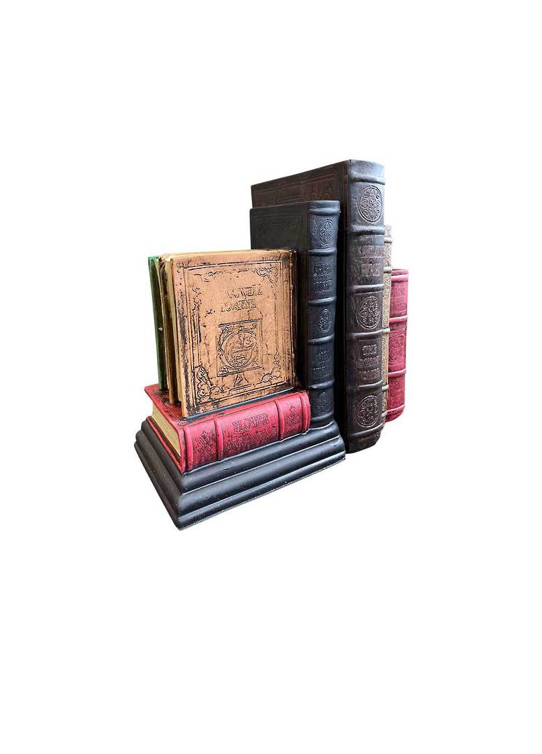 CLASSIC BOOK STYLE BOOKENDS image 1