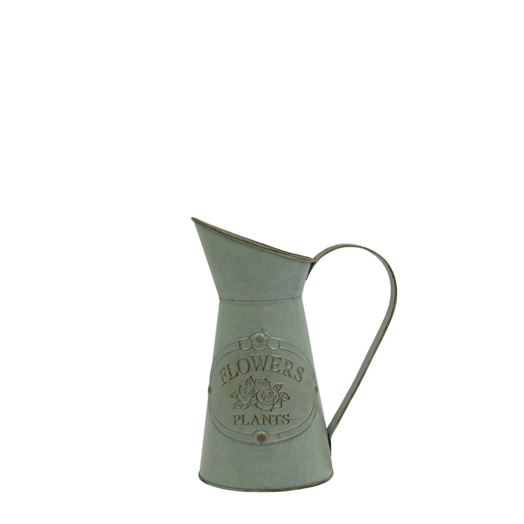 FLOWERS & GARDEN METAL JUG SMALL image 0