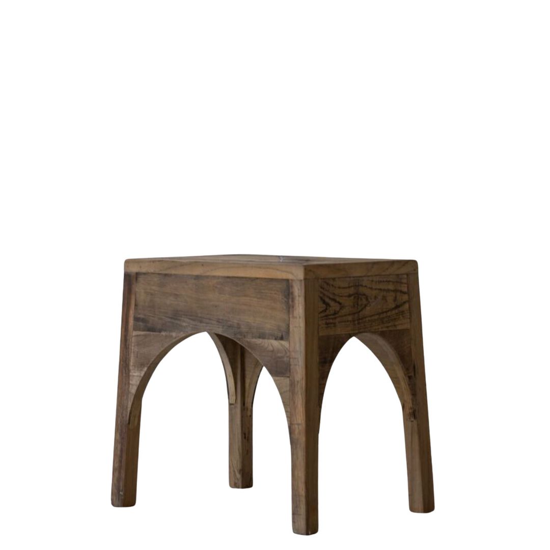 CARLOS SIDE TABLE RECYCLED ELM image 0