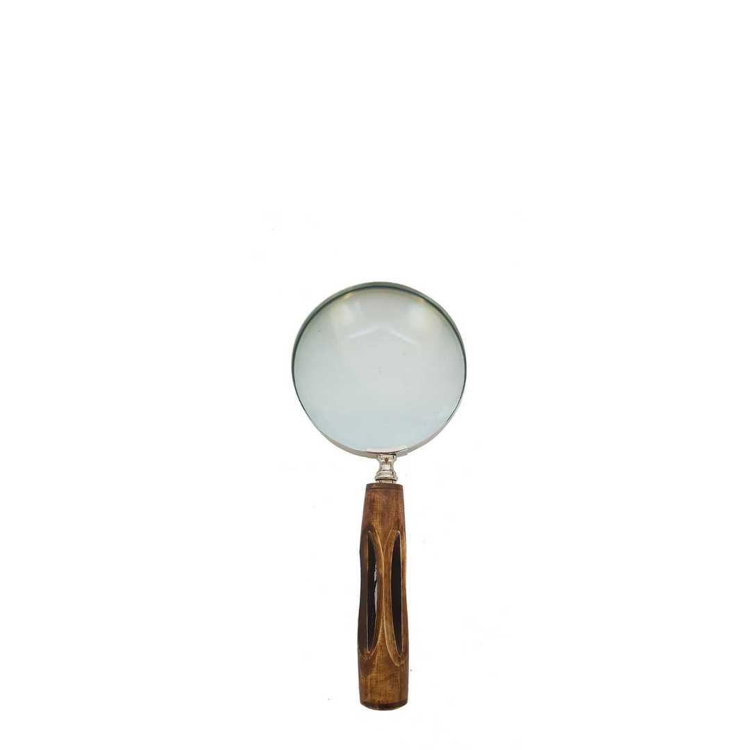 BRASS MAGNIFIER HORN VARIEGATED COL HANDLE image 0