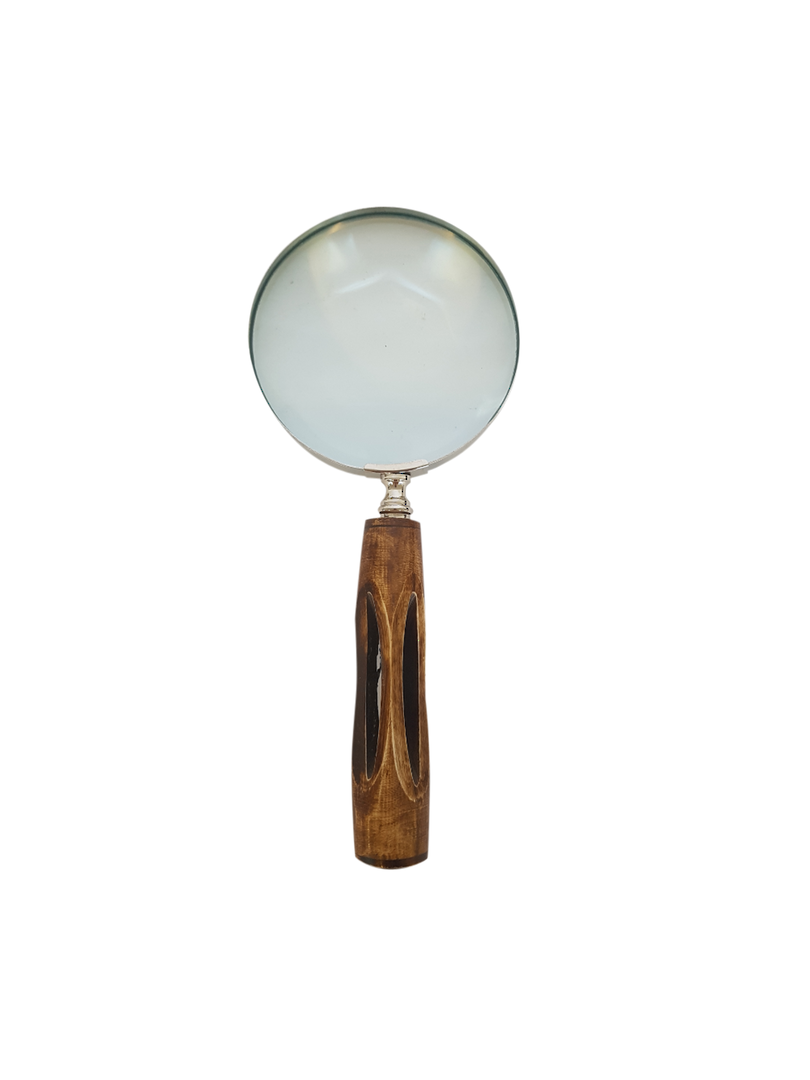 BRASS MAGNIFIER HORN VARIEGATED COL HANDLE image 2