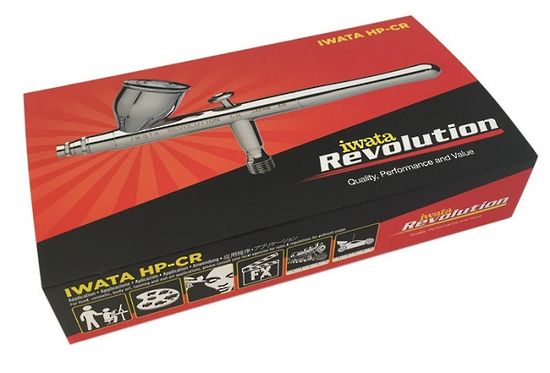 Iwata Revolution HP-CR Gravity Feed Dual Action Airbrush: Anest