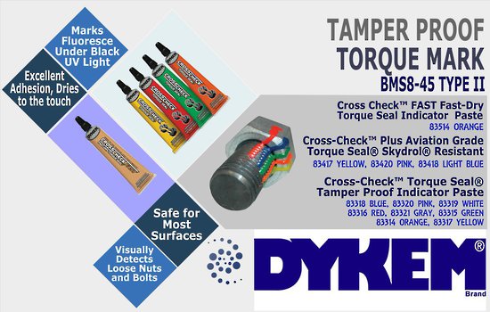 Dykem - CROSS CHECK™ Plus, Skydrol® Resistant Torque Seal