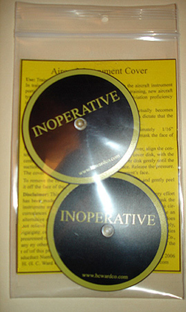IFR instrument cover - 2 per pack - JP-1  In Stock image 0