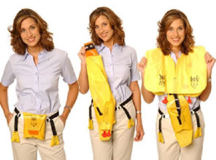 EAM KSE-35HC2L8 Inflatable Pouch Style Aviation Lifejacket   IN STOCK image 0