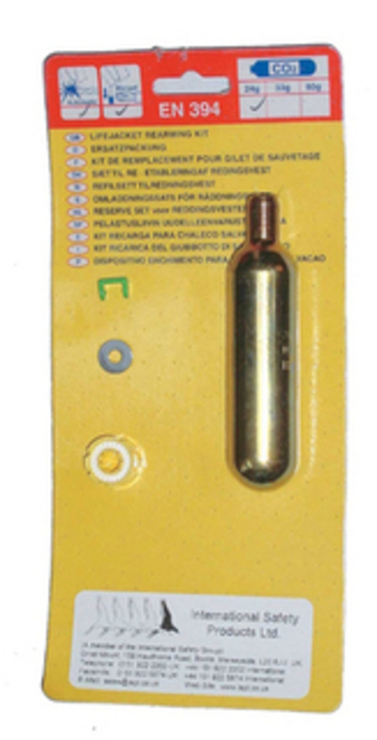 CO2 Cylinder Re-Arming Kit - Auto - 24g for 100N Child Life Jacket image 0