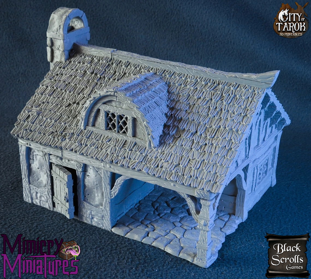 City of Tarok: Cottage and bakery - Black Scroll Games image 0