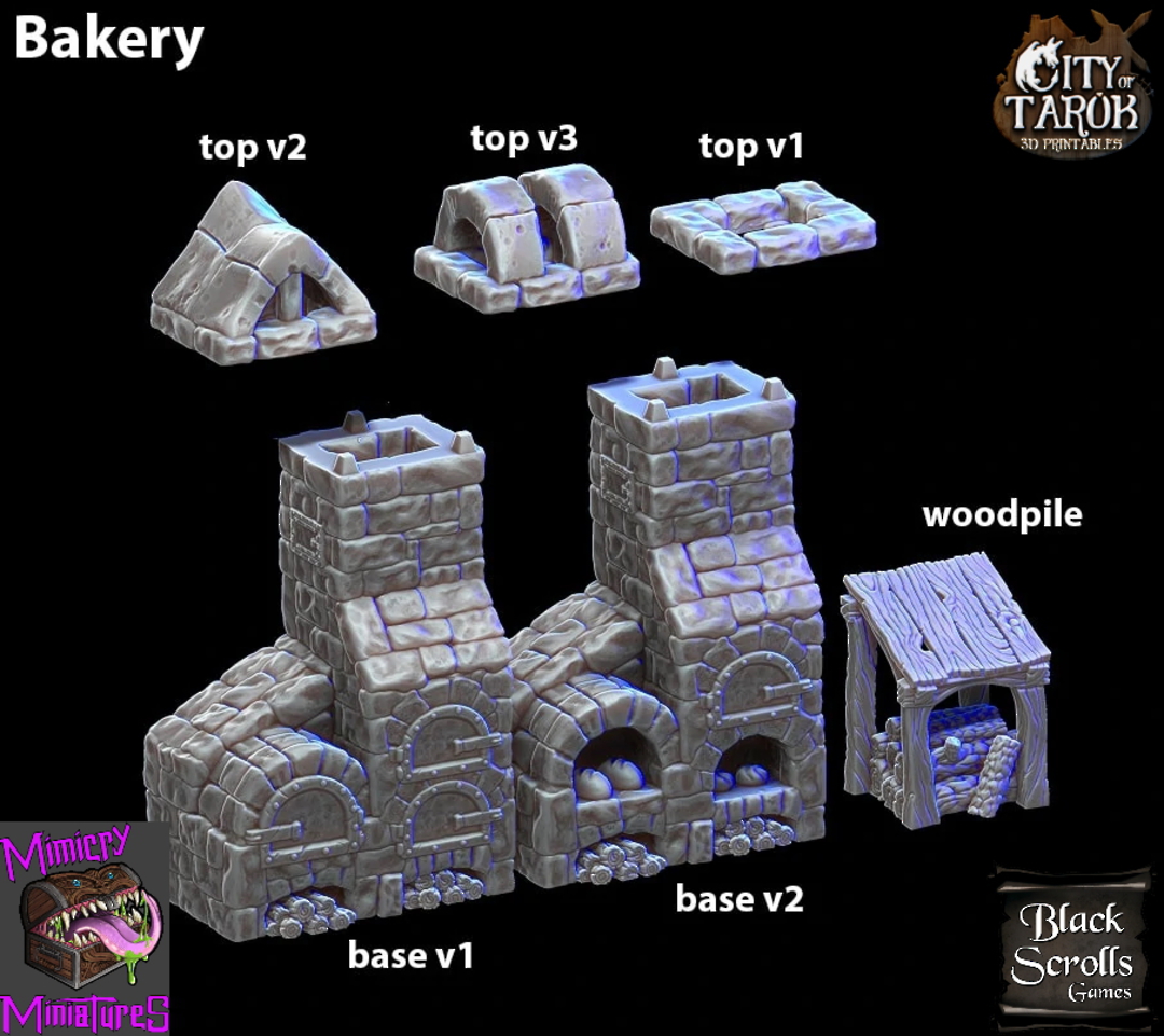 City of Tarok: Cottage and bakery - Black Scroll Games image 6