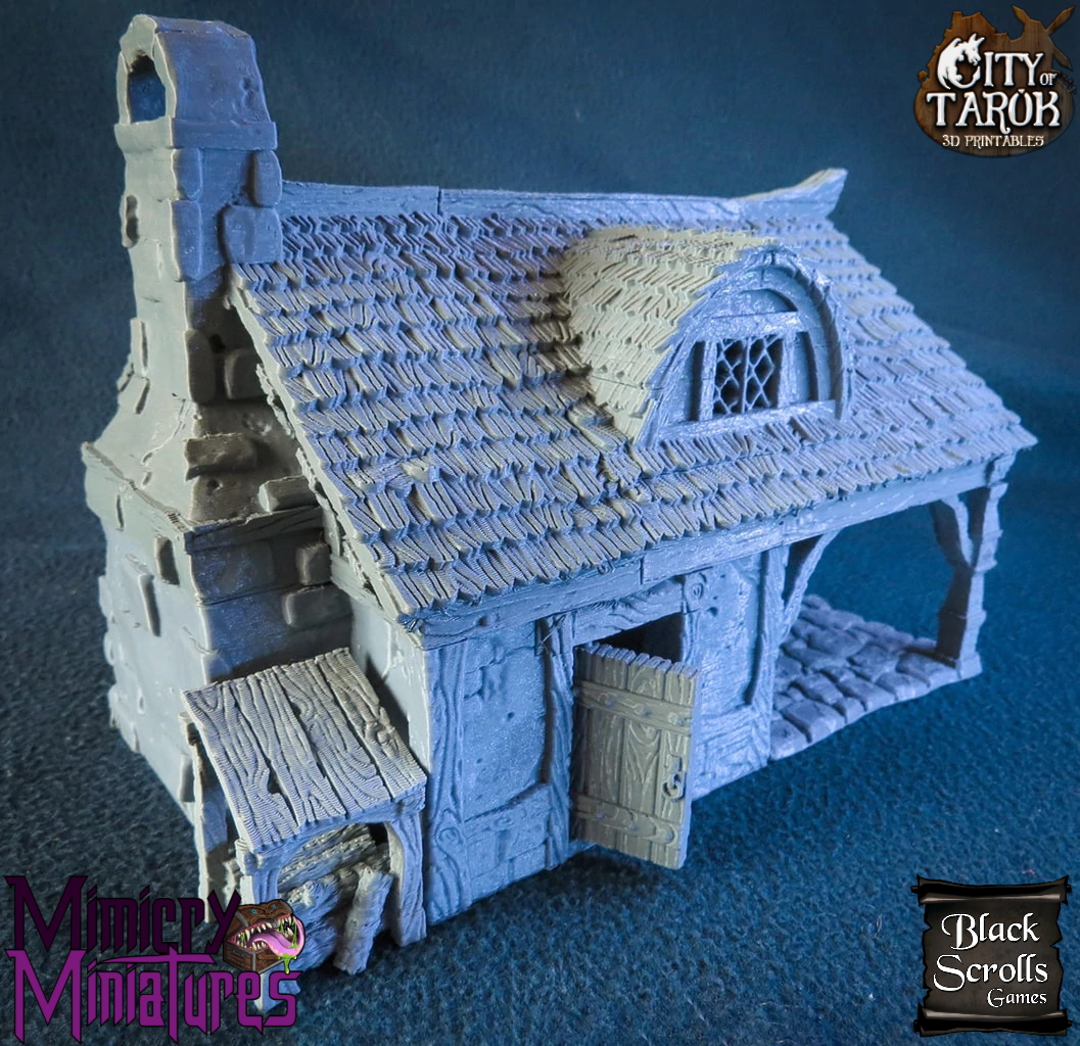 City of Tarok: Cottage and bakery - Black Scroll Games image 1