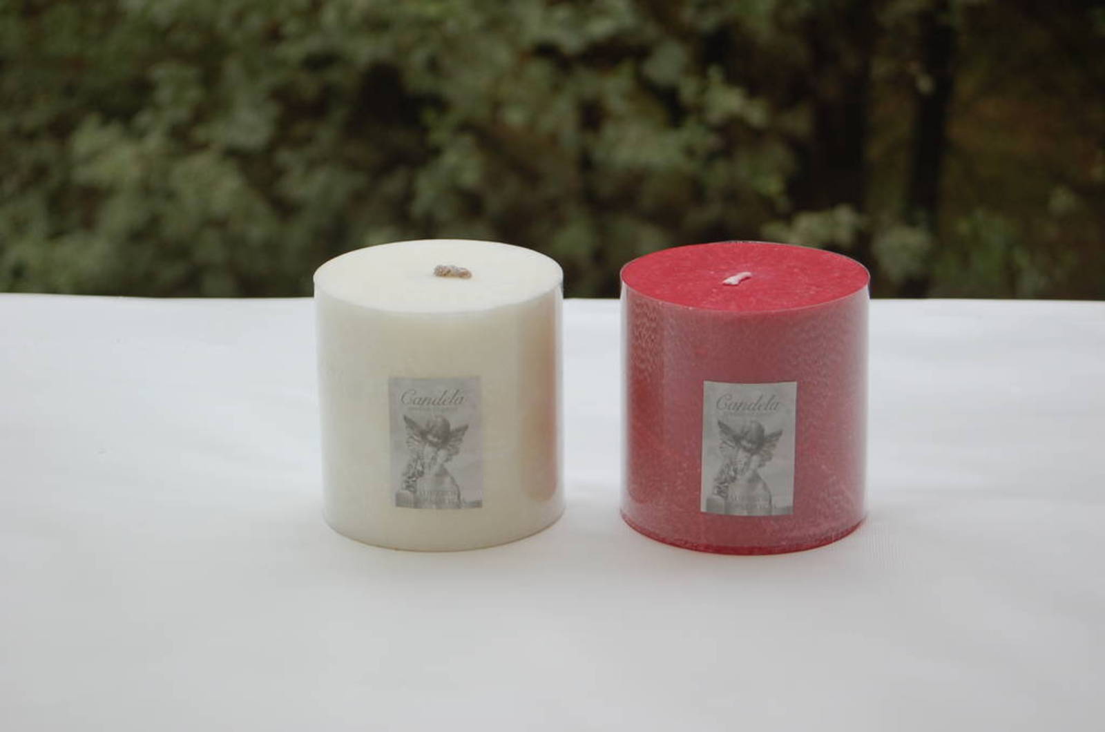 Candle - pillar 10x10 White, Fragrance image 0