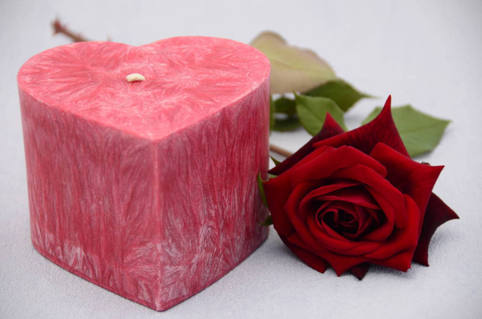 Romantic Pink large heart, Blush Fragrance image 0
