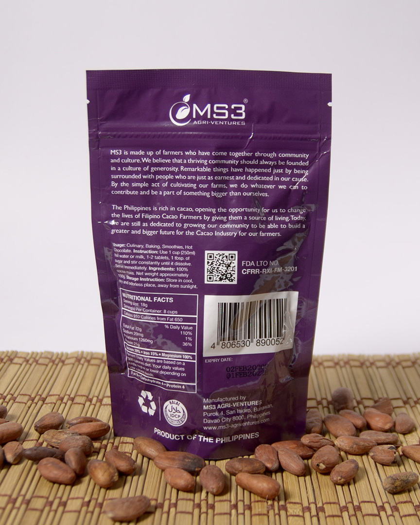 100% CACAO TABLET 150G image 2
