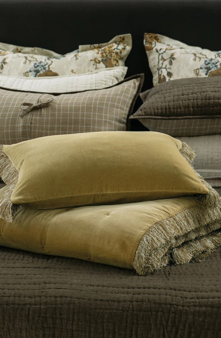 Bianca Lorenne - Tramonto Comforter (Cushion-Eurocases Sold Separately) - Ochre image 1