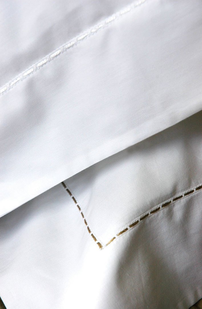 Bianca Lorenne -  Milano White Sheets / Pillowcases/Eurocases image 1