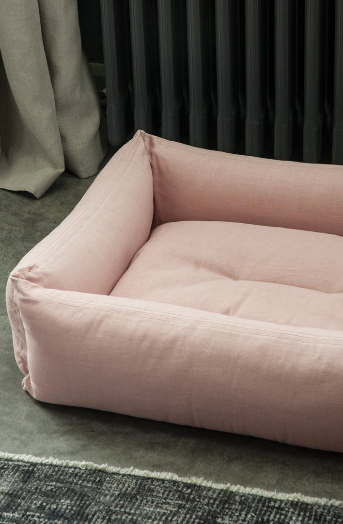 Bianca Lorenne - Pet Bed - Pink Chambray image 2