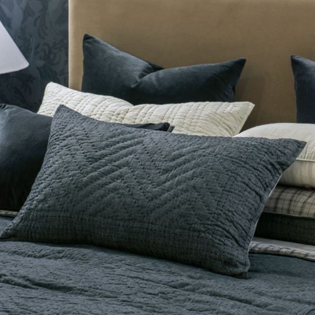 Bianca Lorenne - Ganuchi Bedspread  Midnight (Pillowcases-Eurocases Sold Separately) image 5