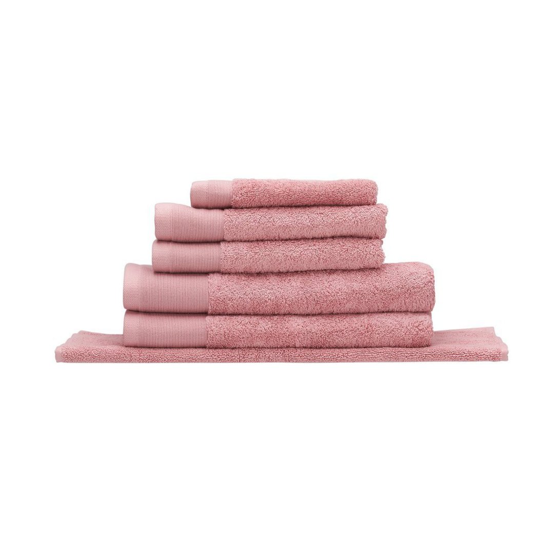 Seneca - Vida Organic Towels, Face Clothes, Hand Towels, Bath Mats, Bath Towels, Bath Sheets - Pink image 0