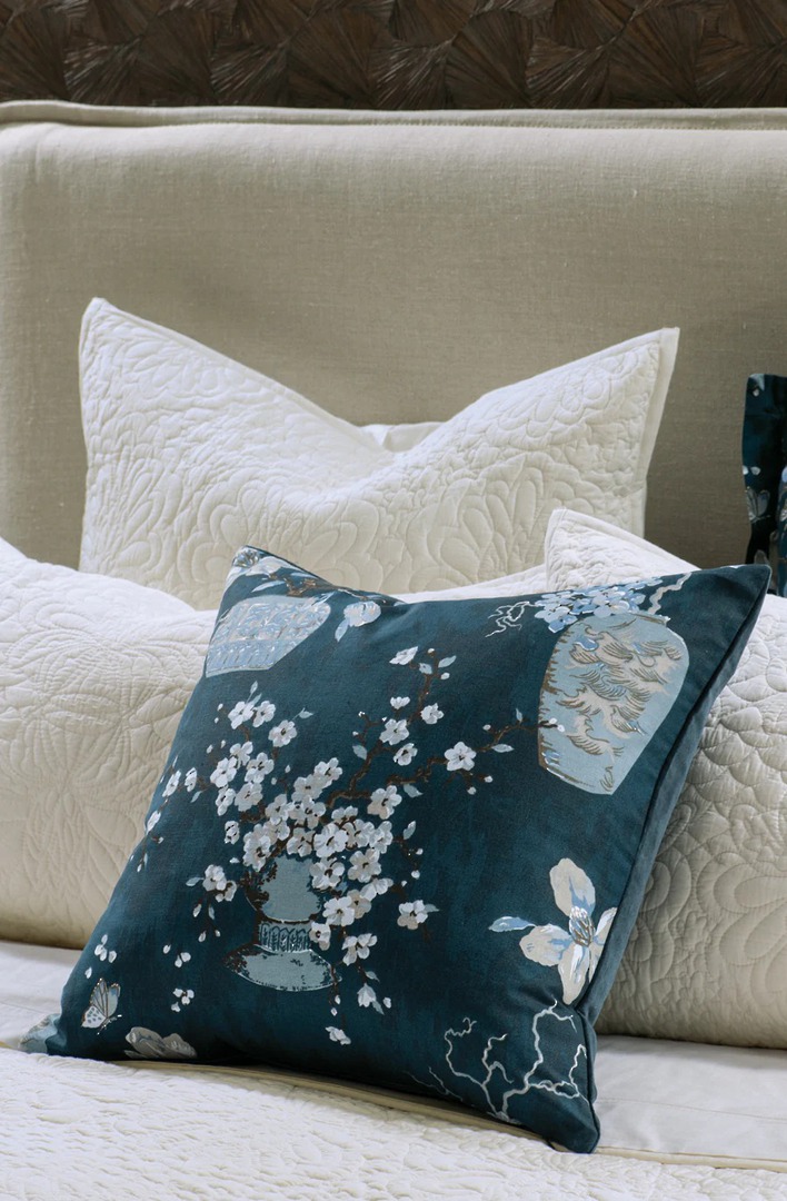 Bianca Lorenne - Ikebana Comforter (Cushion-Eurocases-Pillowcases Sold Separately) - Teal image 3