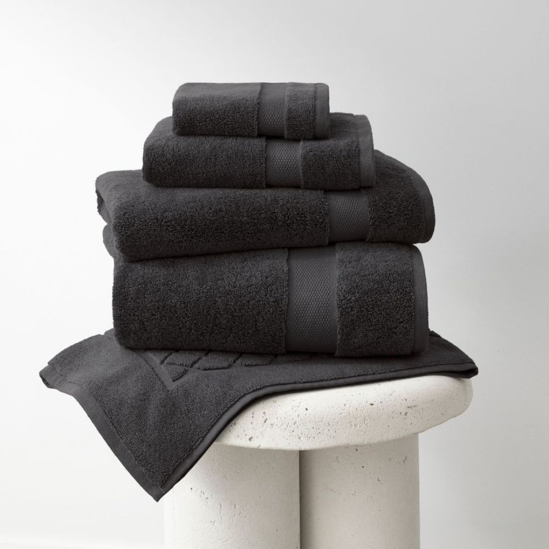 Baksana - Bergama Towels - Black image 0