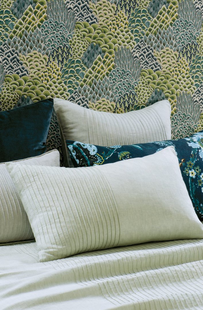 Bianca Lorenne - Kaiyu Bedspread /Pillowcase and Eurocase Sold Separately - Seafoam image 3