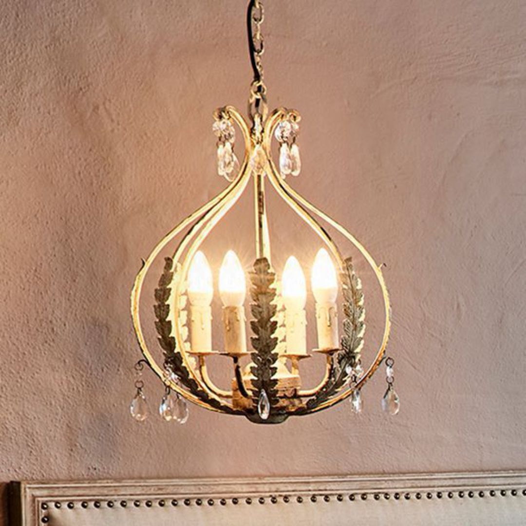 French Country - Abella - Tear Drop Chandelier image 1
