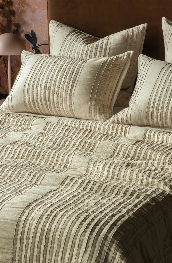 Bianca Lorenne - Puritsu Bedspread (Pillowcases-Eurocases Sold Separately) - Sand image 0